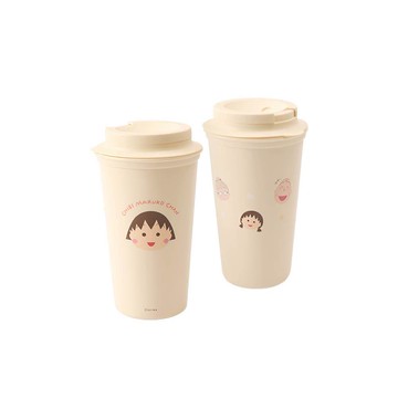 櫻桃小丸子輕巧耐熱隨行杯450ml-櫻家