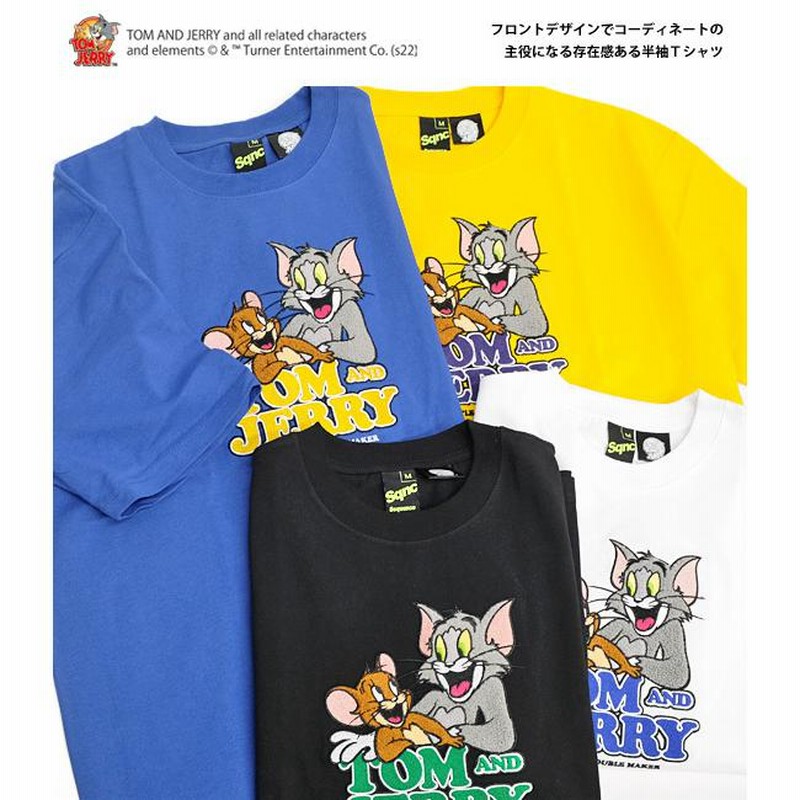 トムとジェリー Tシャツ TOM and JERRY Sequence 2022 サガラ刺繍