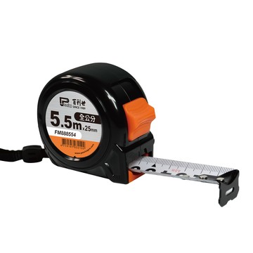 【Panrico 百利世】5.5Mx25mm鋼捲尺-全公分