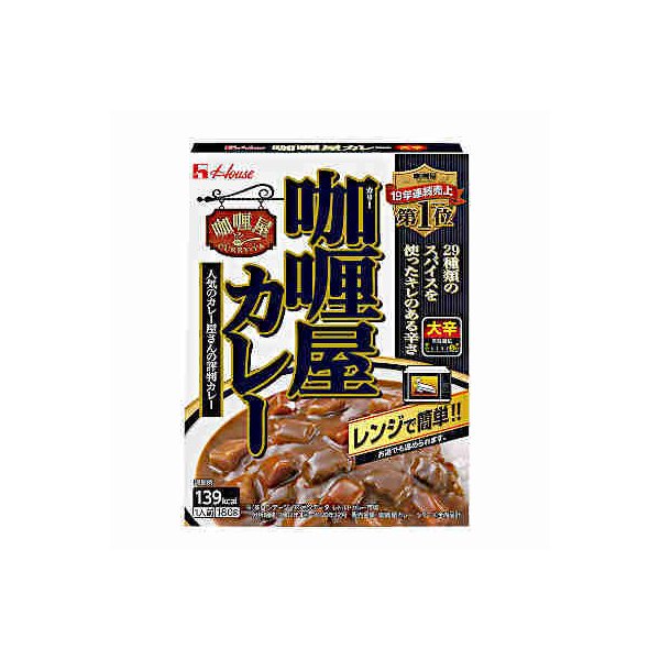 サンハウス食品 咖喱屋カレー (大辛) 180g