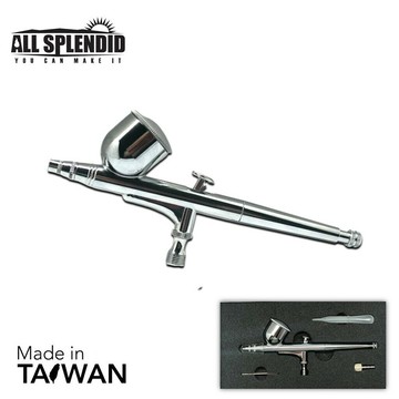 ALL SPLENDID 【手壓式雙動彩繪專用噴筆】-- 0.3mm  頂規噴漆筆  Airbrush 台灣製造 現貨