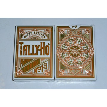 【USPCC撲克】Olive Tally Ho player's edition 及 premium edition