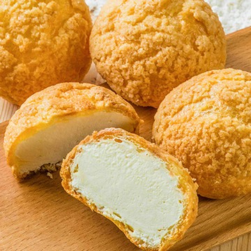 [甜點冰淇淋口感新吃法｜美味甜品｜前程冰紛無限]【給力食品】媒體新寵-冰心泡芙禮盒(每盒10入)x1盒