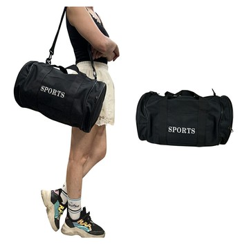 ~雪黛屋~SPORTS 圓筒旅行袋台灣製造小容量輕便運動袋WS0073(小)