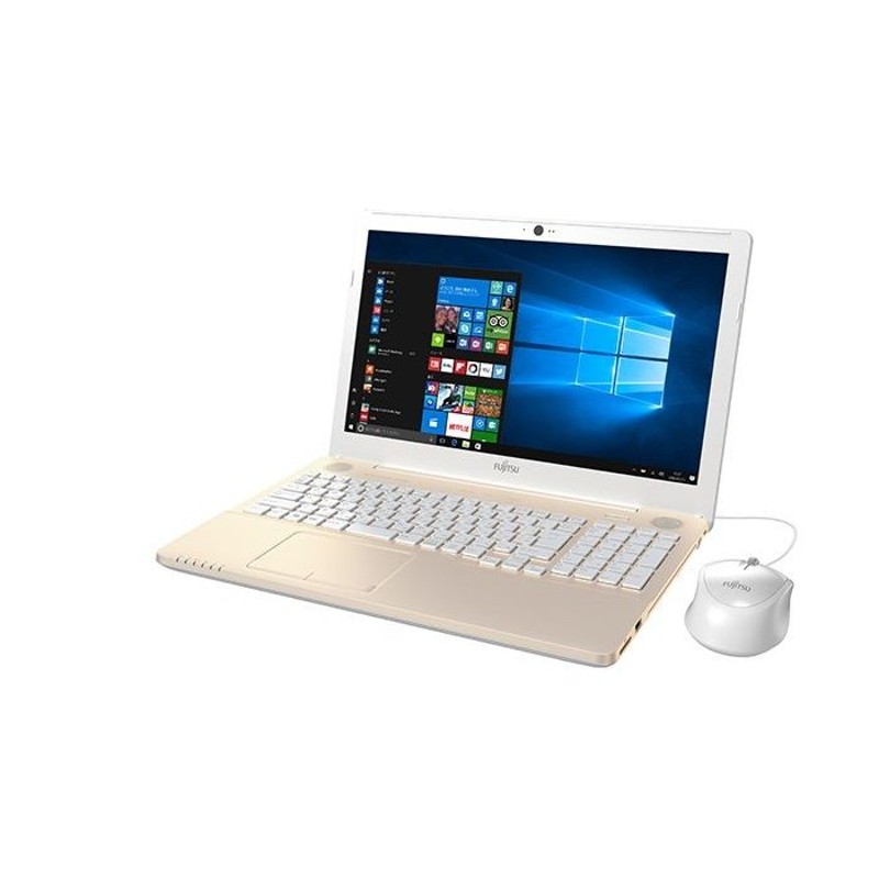 富士通 LIFEBOOK AH42/A3 シャンパンゴールド FMVA42A3G 代引不可