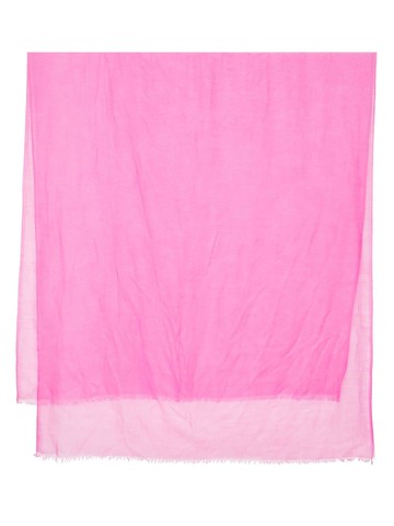 N.Peal - frayed pashmina shawl - women - Cashmere - One Size - Pink