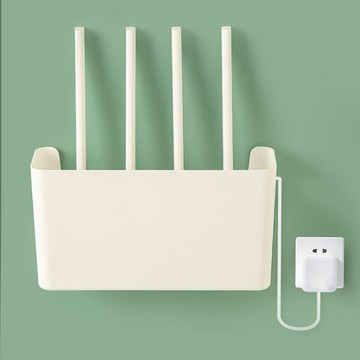 臺灣嚴選家用壁掛式路由器置物架墻上免打孔wifi電視機頂盒臥室學生宿捨