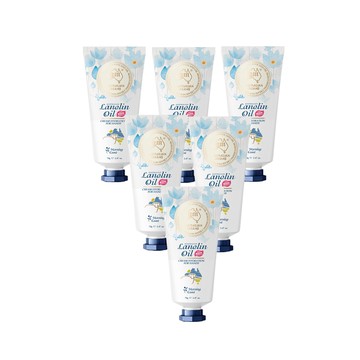 【澳洲 G&M】花漾水潤酪梨油綿羊護手霜含維他命E-早晨海岸( 70g/支 ,6入組)