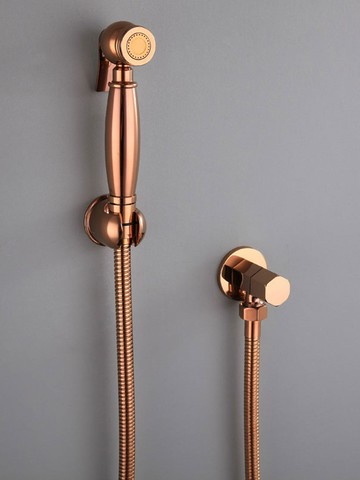 歐式全銅婦洗器馬桶伴侶玫瑰金龍頭噴頭衛生間清洗好幫手洗pp專用