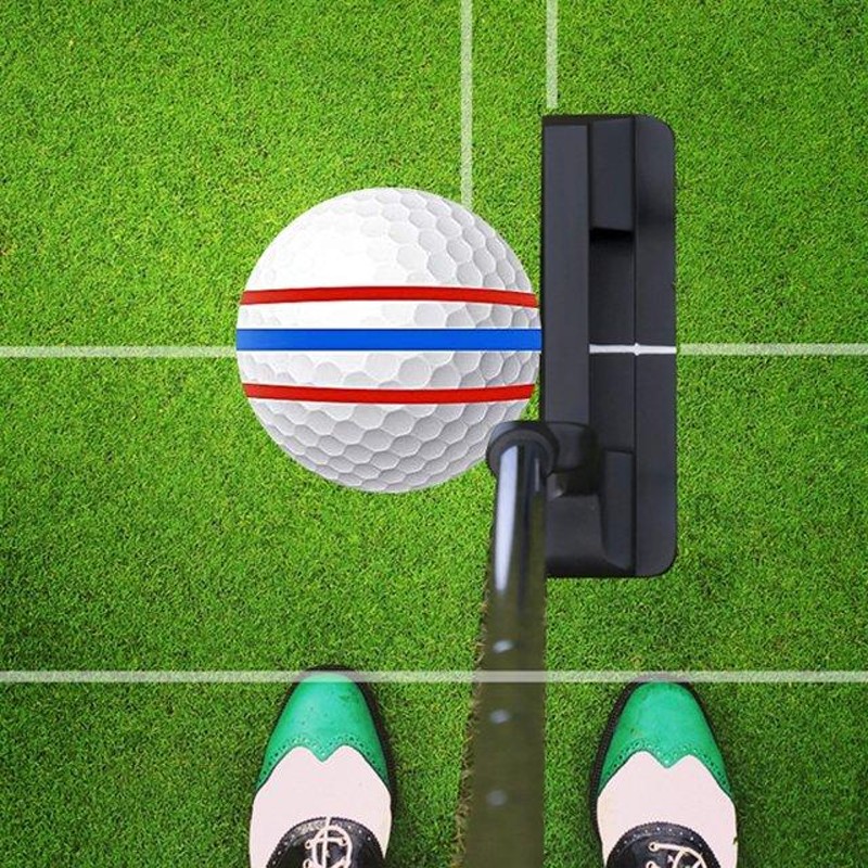 ゴルフボールラインマーカー ペンセット パター ライン 改善 3点セット 赤青