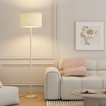 免運 可開發票 立燈/落地燈  百褶落地燈客廳輕奢高級感沙發旁邊網紅臥室床頭藝術ins立式臺燈 台灣公司貨 全網最低價 快速出貨