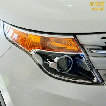 【透明高透光】探險者大燈罩 福特大燈罩 大燈面罩 大燈外殼 燈罩面殼 原廠品質 耐黃變抗UV 適用於2011-2015款 無損替換