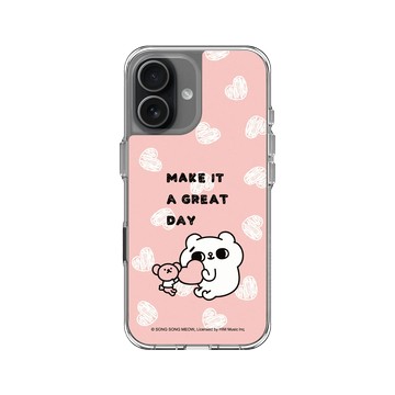 iPhone 17 Clear Case（相機按鈕） 透明 - 爽爽貓 Song Song Meow by SECOND - Make it a great day