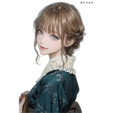 【9 月新作】07-142-0038 人物貼紙 幻想復古浪漫喫茶