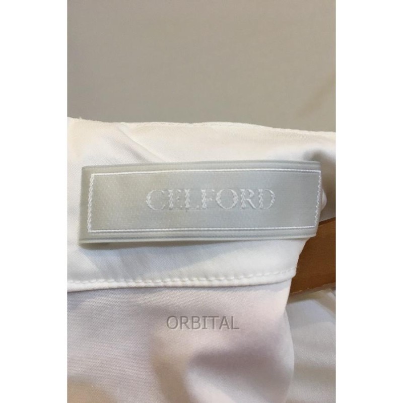 二子玉) CELFORD セルフォード 未使用 21SS バックリボン刺繍ワンピース 半袖 ホワイト 36 定価2万 CWF0212022 ※ ペチコート欠品 | LINEブランドカタログ