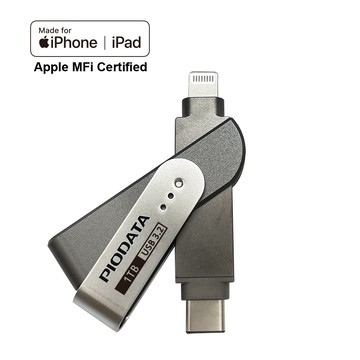 PIODATA iXflash Lightning/USB-C 雙用 隨身碟 128G 256G 512G 1TB