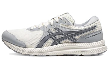 WMNS ASICS GEL CONTEND 7 RUNNING SHOES WHITE GREY