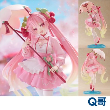 TAITO 櫻未來 AMP+ Figure 櫻禮服 Ver. 初音未來 初音 禮服 景品 公仔 模型 人偶 Q哥