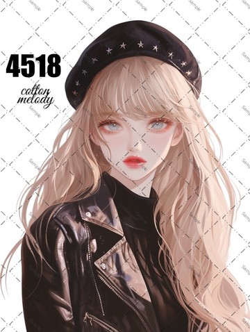 original sticker no.4518 人物貼紙 原創貼紙 原創人物貼紙 裝飾貼紙 cotton melody