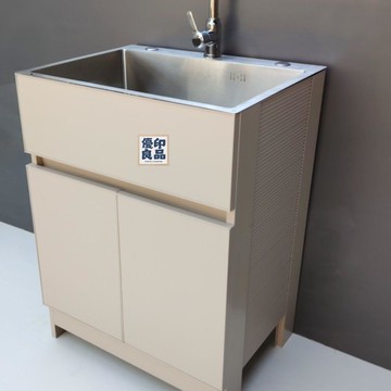 免運 公司貨 浴室櫃 陽台洗衣櫃 洗臉盆 304不銹鋼太空鋁洗衣櫃 防曬落地水池組合水槽定制壹體陽臺洗衣池工廠現貨直銷 特惠/全館八折 售後保障 店長推薦 5y1018