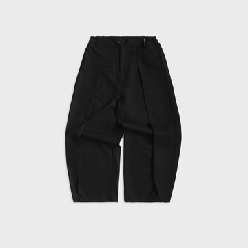 DYCTEAM - Brushed Loose Pleated Full-Length Pants