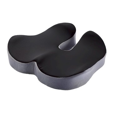 HONDONI 新款5D全貼合式美臀記憶坐墊 慢回彈太空記憶棉 透氣面料 特殊防滑材質  480g  超厚版黑色