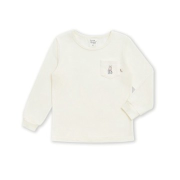 寶貝比得長袖圓領衫 (美麗諾羊毛布)