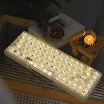 Lofree洛斐 1%透明機械鍵盤-漫 加碼送西歐萬國充電器+注音貼紙