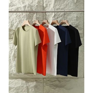 科技冰感吸濕排汗夏季情侶運動男女大彈力健身短袖T恤針織衫C9926