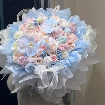 ❀【花中世界】❀畢業禮物永生花多巴胺仿真香皂玫瑰花束女生生日送女友閨蜜三八女