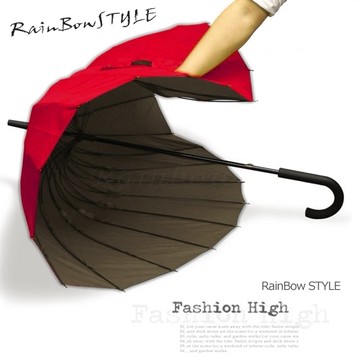 【Fiber-颶風傘】元祖無敵傘-大長傘/ 傘 雨傘 UV傘 自動傘 洋傘 陽傘 大傘 抗UV 防風 潑水