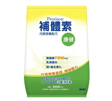 補體素 康健 均衡營養配方3kg/袋 管灌含纖配方 憨吉小舖