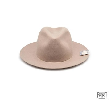 H.W.Dog&Co.Travelers Hat美麗諾毛料升級版中折帽(淺褐)