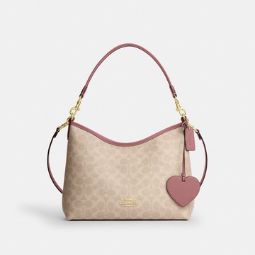 LAUREL 經典 SIGNATURE 愛心掛飾 單肩手袋