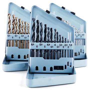 麻花鉆頭套裝電鉆不銹鋼木工金屬多功能麻花鉆打孔含鈷轉頭1-10mm