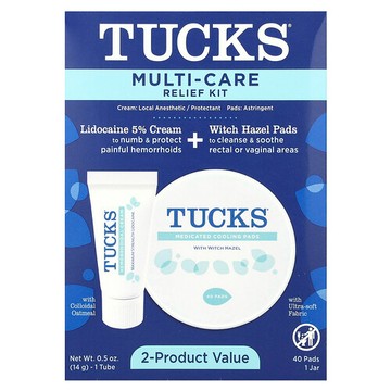 Tucks, 多重護理緩解套件，1 件套