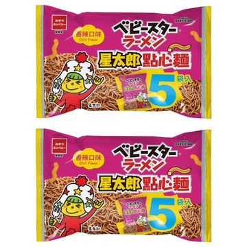 OYATSU 優雅食 BABY STAR 星太郎 點心麵 中香辣分享包 36g x 5入  180g  2袋