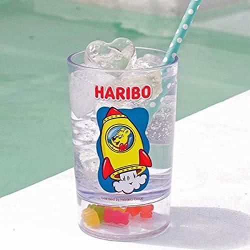 HARIBO【日本未販売】プラスチックタンブラー　ストロー付き　6点セット