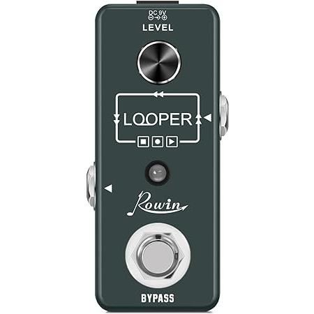 Rowin Looper ルーパー エフェクター ペダル トゥルーバイパス 無制限 オーバーダブ10分録音 LEF-332