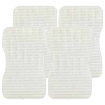 KOKUBO 小久保紗窗去汙超細海綿 適用於紗窗/凸凹面玻璃/浴缸/磁磚縫隙/空調過濾網  4個  白色