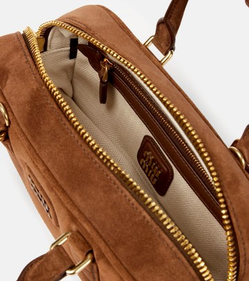 Miu Miu Arcadie Mini padded suede tote bag