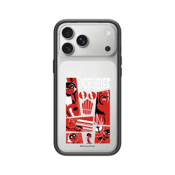 iPhone 17 Pro Max Mod NX -邊框背蓋組合 (相機按鈕) 黑 - 迪士尼-皮克斯 PIXAR - 超人特攻隊出動
