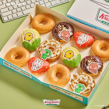 【Krispy Kreme】LINE FRIENDS minini 甜甜圈禮盒 12 入