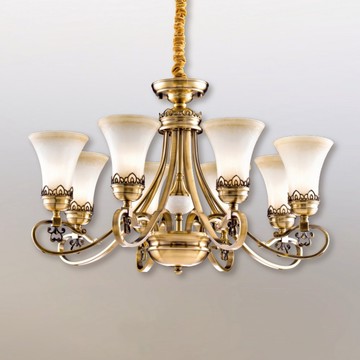 E27古典風吊燈八燈 C03-13-62761
