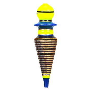 okuma 寶熊釣具 熊霸 釣蝦標 吸震 抗氣泡 中通波 阿波 3.0分  茶金黃  1個