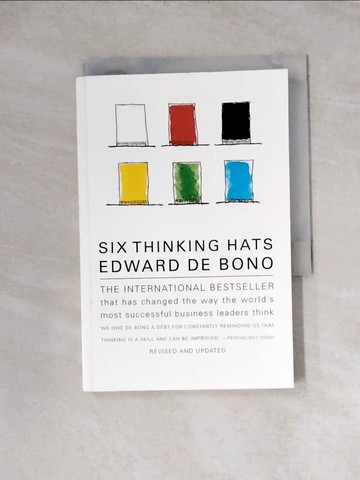 【書寶二手書T2／財經企管_WRP】Six Thinking Hats_De Bono, Edward