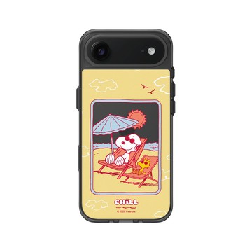 iPhone Air Clear (相機按鈕) 酷墨灰 - 史努比 Snoopy - 曬太陽