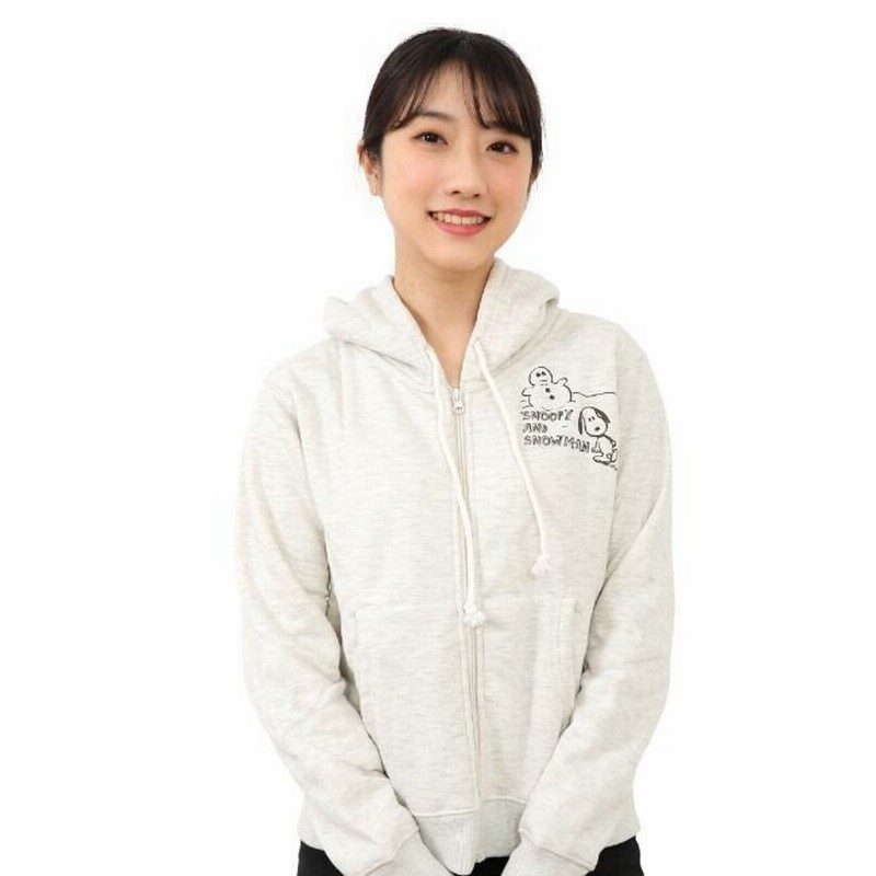 スヌーピー スウェット ジップアップ パーカー 裏起毛 レディース M L Snoopy メンズ レディース 通販 Lineポイント最大0 5 Get Lineショッピング