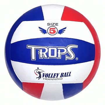TROPS 特波士 彩色排球 運動用球 教學指定用 正式比賽標準規格 SIZE 5  40351  1個