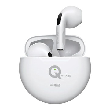 aiwa 愛華半入耳真無線藍牙耳機 AT-X80Q